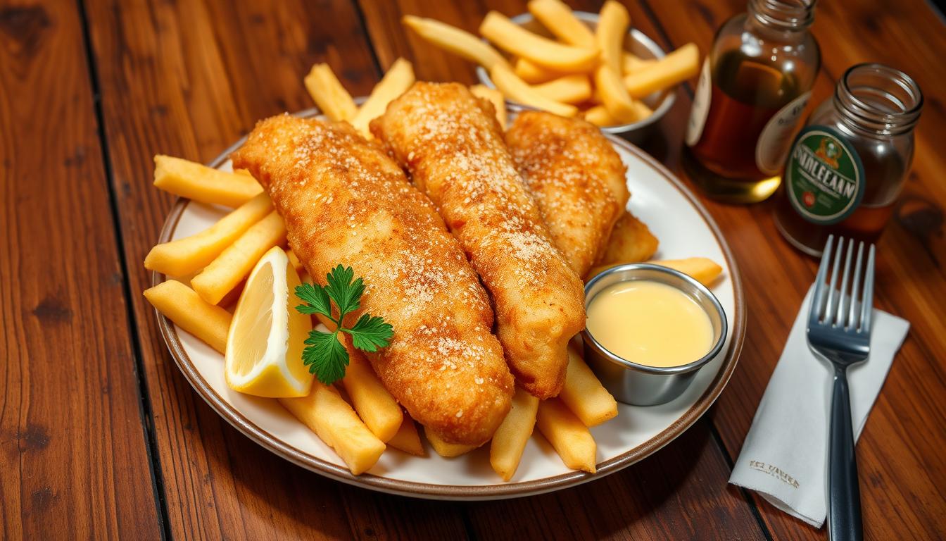 Beer battered fish n chips recipe