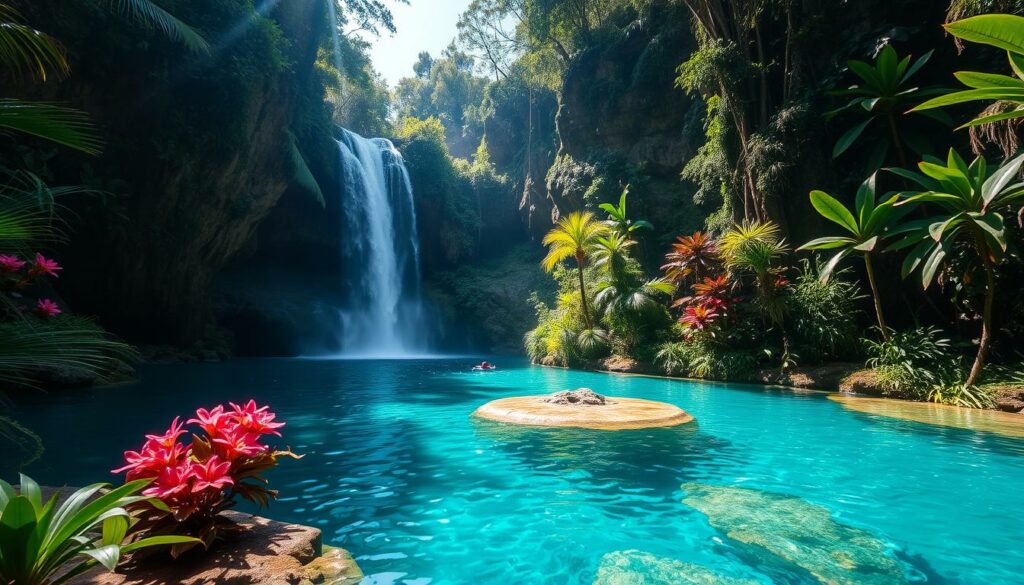 El Limón Waterfall swimming spots