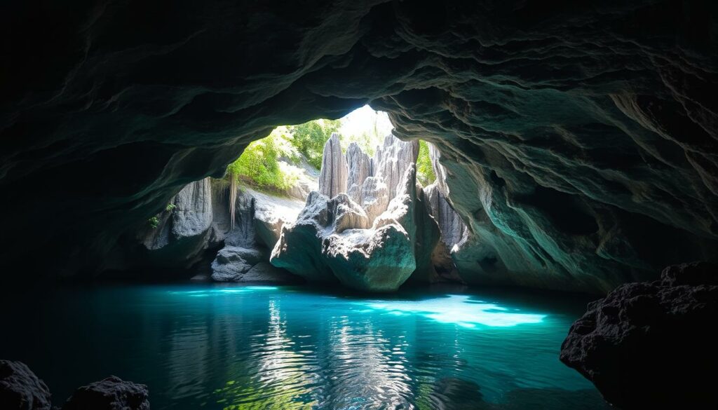 Grotto cave in Saipan